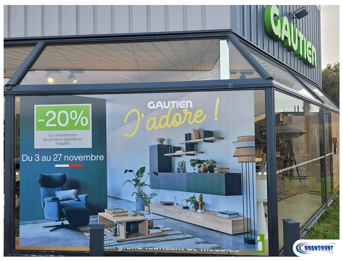 Vitrine promotions Gautier